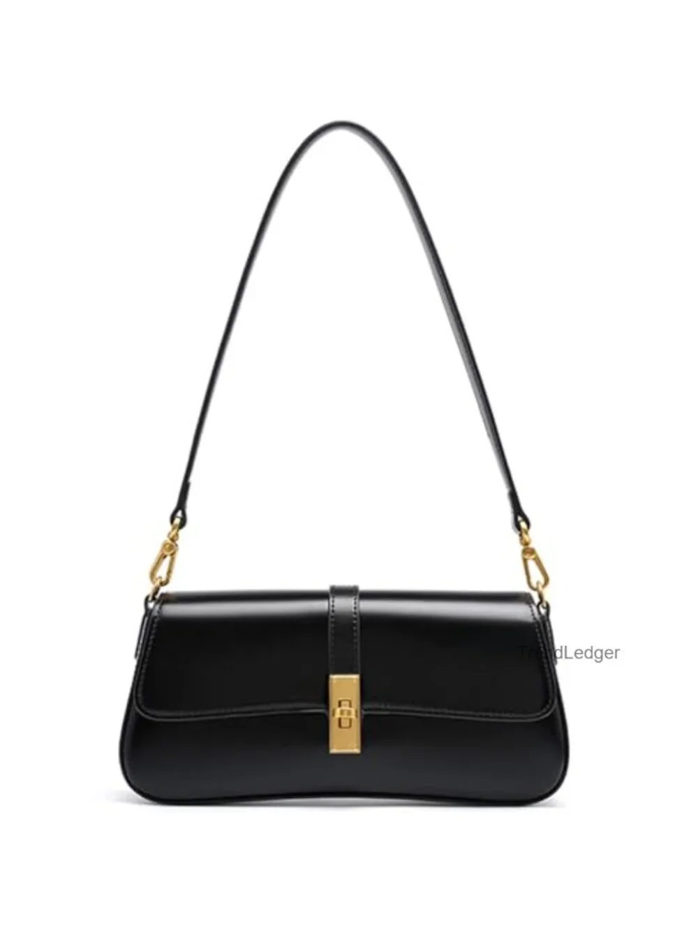 Genuine Leather Evening Bag Hobo Handbag Underarm Shoulder Bag